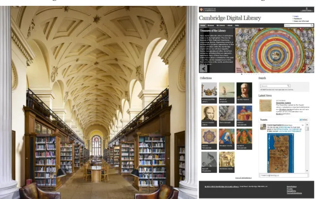 Figura 3 - Biblioteca híbrida da Universidade de Cambridge 