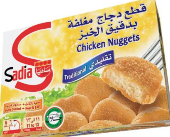 Figura 2: Embalagem de produto Sadia no mercado árabe 