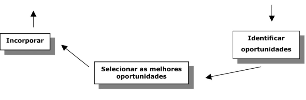 Fig. 2 – Objetivos de benchmarking apontados para a excelência  (Fonte: Araújo Jr., 2000) 