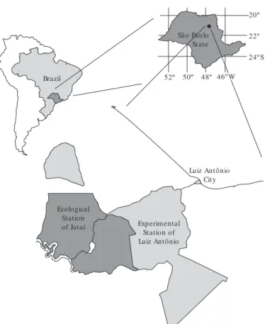 Fig. 2 — Localization of Ecological Station of Jataí.