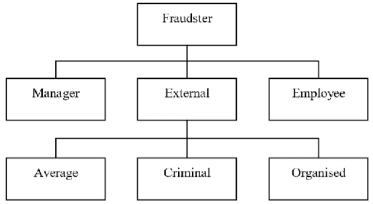 Fig. 4 - Hierarchy chart of fraudsters: firm-level and community-level  perspectives 