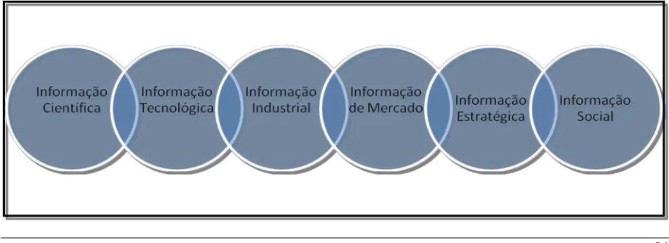 Figura 1 - Dimensões da Gestão e Organização da Informação  – Áreas de Estudo do Autor 