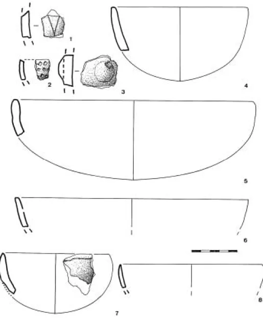 Fig. 15 Quinta da Torrinha. Cerâmica (escala em cm).