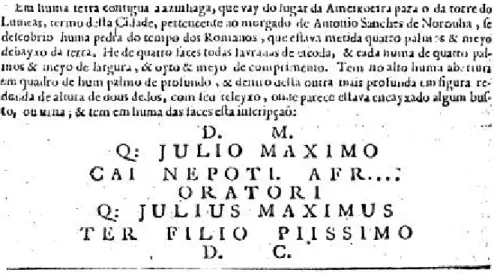 Fig. 2: Notícia inserta na  Gazeta de Lisboa Occidental, nº 8,  1720, p. 57. 