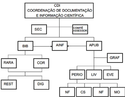 Figura 1 – Estrutura funcional da CDI/CBPF