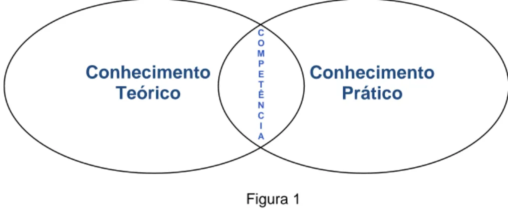 Figura 1 Conhecimento Teórico  Conhecimento Prático C O M P E T Ê N C I A 