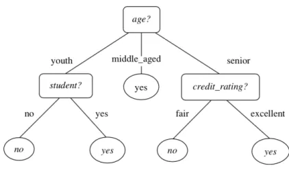 Figure 2.1: Example of a Decision Tree for the following problem: &#34;Will the customer buy or not buy a computer?&#34;