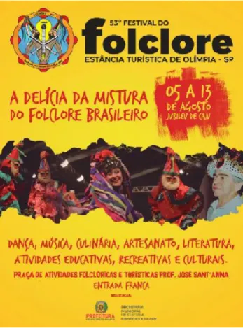 Figura 2 - Cartaz Festival do Folclore 2017 
