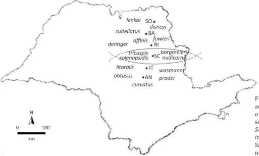 Fig  2  Distribution  of  Pseudacteon   spp. 