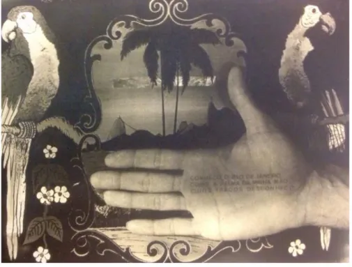 Figura 3: Conheço o Rio de Janeiro/como a palma da minha mão/ cujos traços  desconheço 