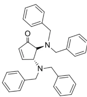 Figure 15: trans-4,5-bis(dibenzylamino)cyclopent-2-enone 
