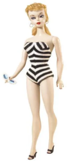 Figura 3 – Primeira Barbie (1959). 