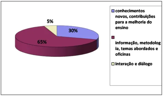 Gráfico 10: Fatores positivos da formação na opinião dos docentes    Fonte: Pesquisa in loco (2014) 