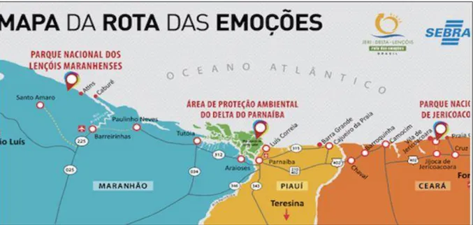 Figura 9: Mapa da Rota das Emoções 