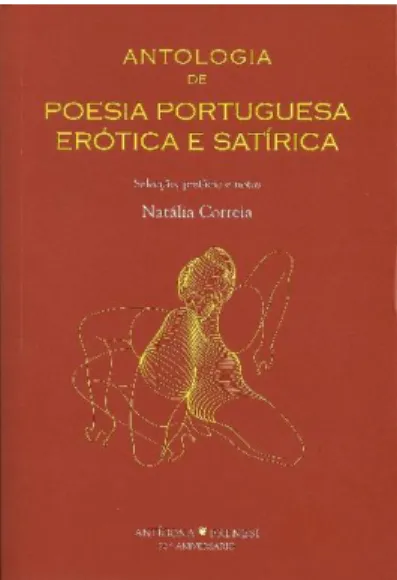 Figura 7 - Capa da edição pela Antígona e Frenesi da Antologia de Poesia Portuguesa Erótica e Satírica