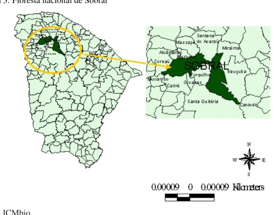 Figura 3: Floresta nacional de Sobral 