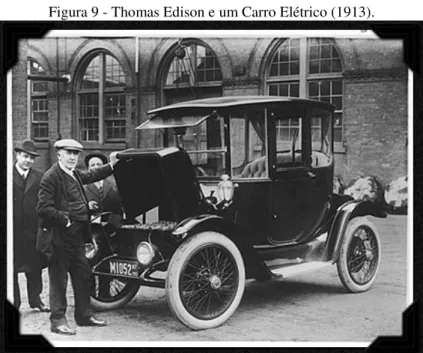 Figura 9 - Thomas Edison e um Carro Elétrico (1913). 