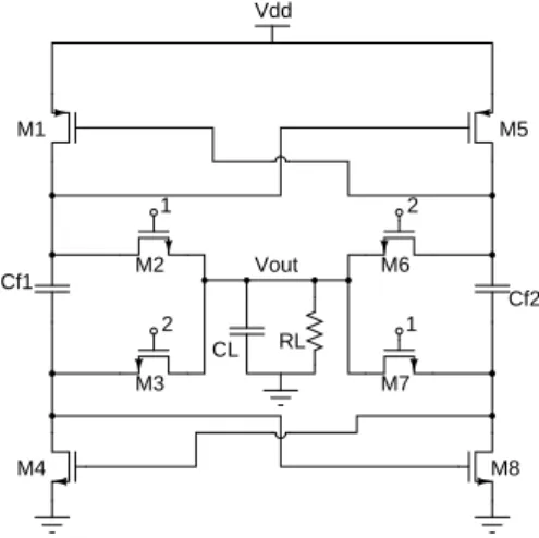 Figure 3.3: Switched Capacitor based Buck Converter [9]