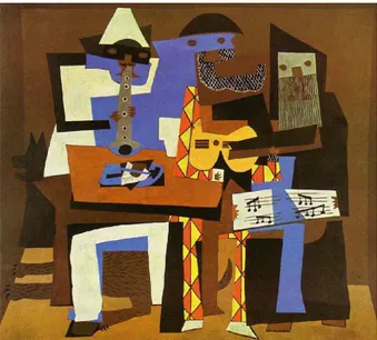 Figura 16 Pablo Picasso, Three Musicians, 1921