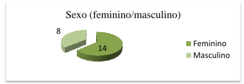 Gráfico 2 - Distribuição por género (9º D) 14 