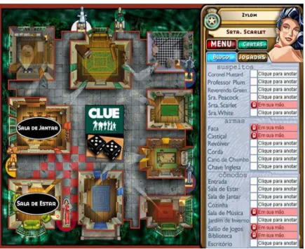 Fig. 7: Tela do Game Clue 