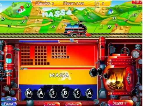 Fig. 8: Tela do Game Text Express 2 Deluxe 