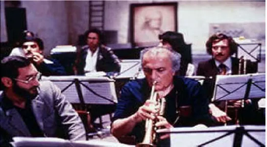 Figura 7: Fellini no set de Ensaio de Orquestra