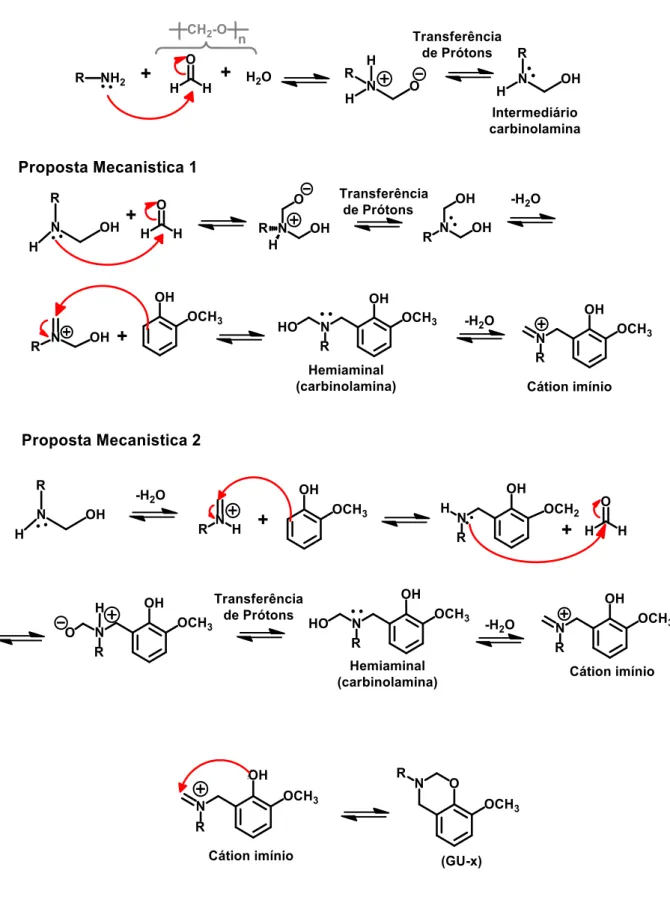 Figura 7  –  Mecanismo proposto de formação das benzoxazinas. 
