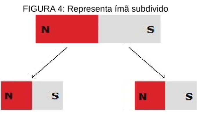 FIGURA 5: representa que o magnetismo da Terra difere das orientações geográficas norte-sul