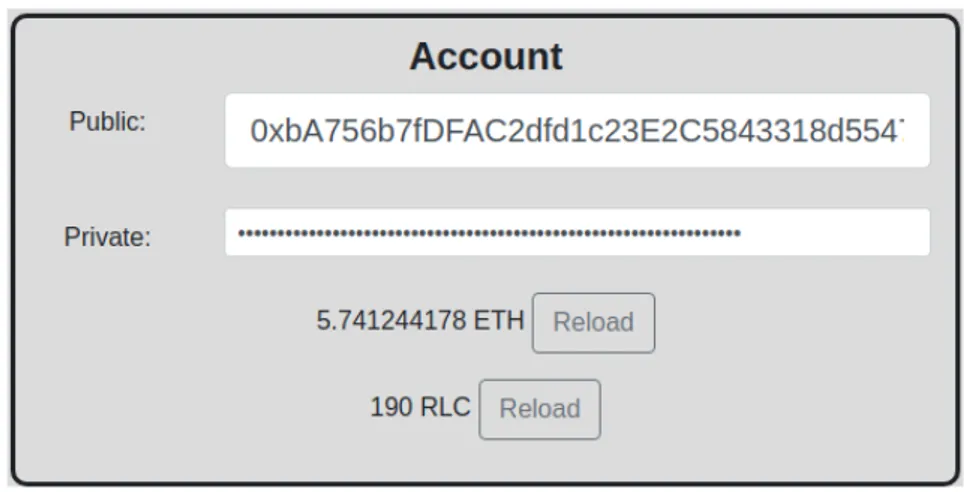 Figure 4.6: Logged in account