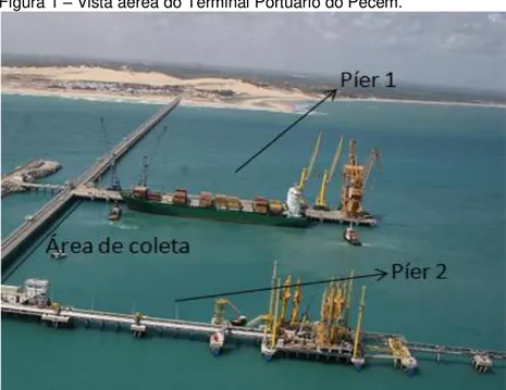 Figura 1 – Vista aérea do Terminal Portuário do Pecém. 