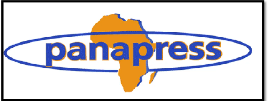 Figura 1 - Logotipo da Agência Panafricana de Notícias, a Panapress. 