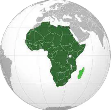 Figura 1 - Mapa (Membros da União Africana) 