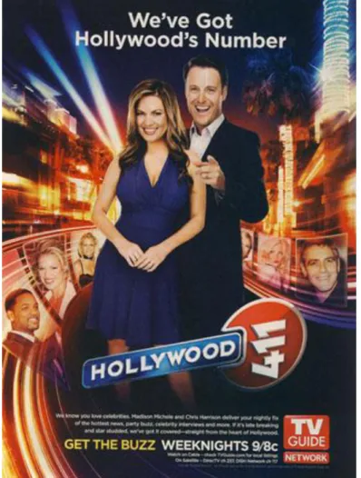 Figura 16: Pôster de Divulgação do programa Hollywood 411. 