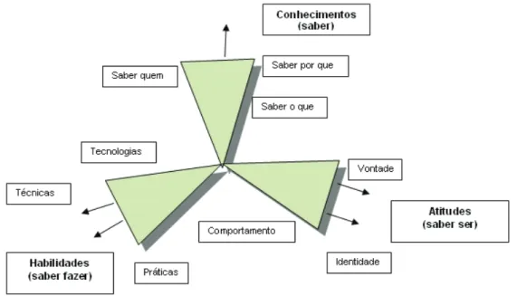 Figura 2 – Três Dimensões da Competência 