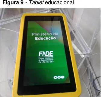 Figura 9 - Tablet educacional 