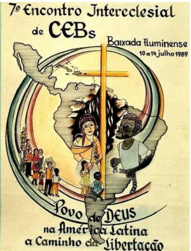 Figura 8 - Cartaz do 7º Encontro Intereclesial de CEBs  (1989)     