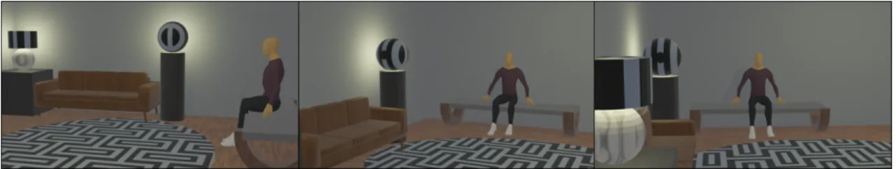 Figure 4.1: Example with different points of view for the same scene.