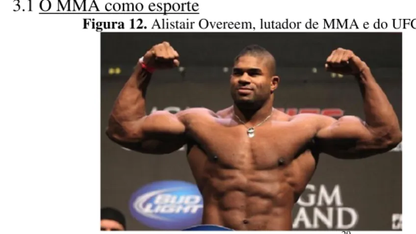 Figura 12. Alistair Overeem, lutador de MMA e do UFC 