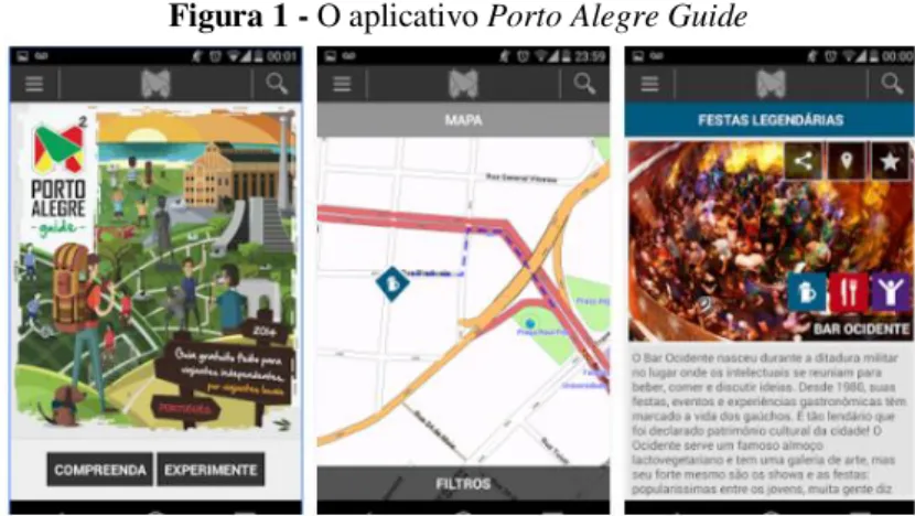 Figura 1 - O aplicativo Porto Alegre Guide 