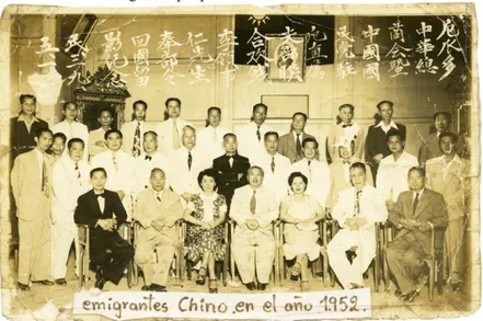 Figura 4 - Emigrantes chinos en Chone, Manabí, Ecuador, 1952. 