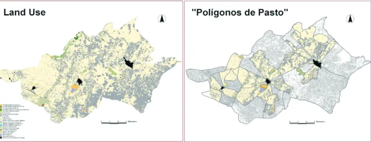 Figure 4: Diversified complementary Management Units and Geometries in La Mancha