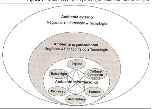 Figura 1 - Modelo ecológico para o gerenciamento da informação 