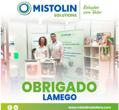 Figura 11- Publicação da Mistolin Solutions da participação na FAL'19  Fonte: https://www.facebook.com/mistolinsolutions/?ref=br_rs 
