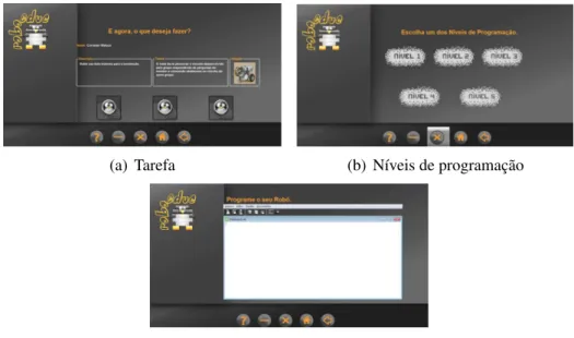Figura 3.1: Software educacional RoboEduc