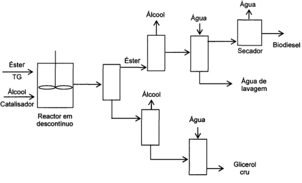 Figura  1  1:  Processo  de reacção  em descontinuo