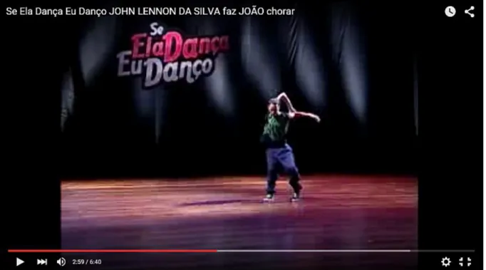 Figura 04 – Audição de John Lennon da Silva (Se Ela Dança, Eu Danço, 2011)