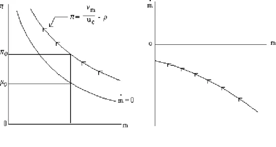 Figura 5. Equilíbrio estacionário inexistente: g &lt; m  π