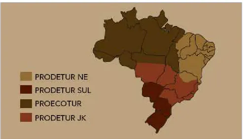 Figura 1 – Programas do PRODETUR  