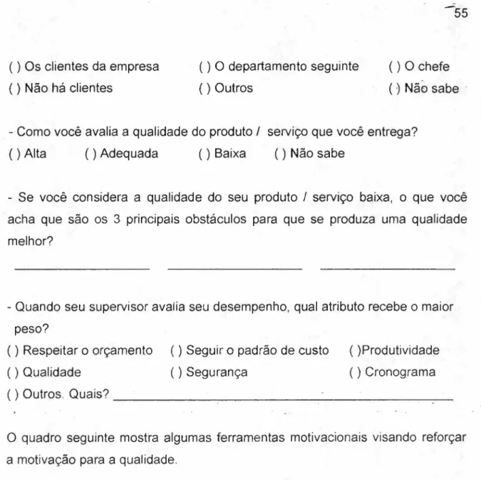 FIGURA 1.6.8.1 - MEIOS MOTIVACIONAIS PARA LIDAR COM OBSTÁCULOS PARA ALCANÇAR A QUALIDADE